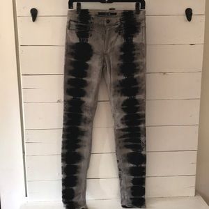 Joe’s jeans tie dye grey skinny jeans